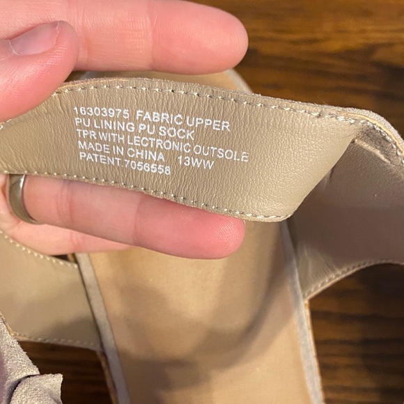 Torrid Beige Strappy Sandals with Front Zipper size 13 - Picture 11 of 11